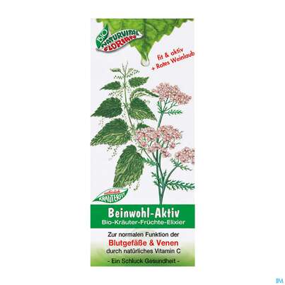 Beinwohl Aktiv Kraeuterfit Elixier Bio Kraeuter Fruechte Alkoholfrei 330ml, A-Nr.: 3961734 - 01
