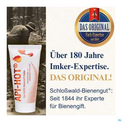 Sie sehen eine Packung Bienengift Salbe Echt Api Waermend 50ml, Produktbild: 09 Bienengift Salbe Echt Api Waermend 50ml, A-Nr.: 5849473 - 09