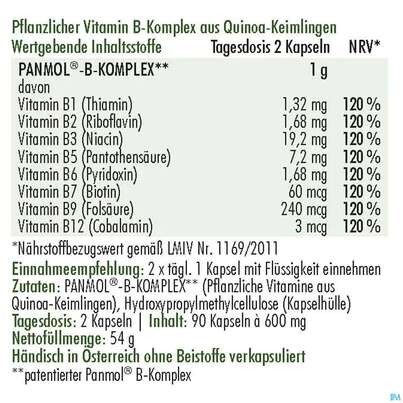 Vitamin B-kapseln Komplex Anatis Aus Quinoa 90st, A-Nr.: 4314758 - 03