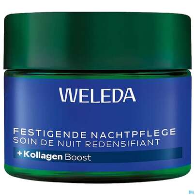 Sie sehen eine Packung Weleda Blauer Enzian +edelweiss Festigende Nachtpflege 40ml, Produktbild: 03 Weleda Blauer Enzian +edelweiss Festigende Nachtpflege 40ml, A-Nr.: 5729958 - 03