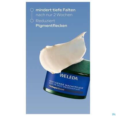 Sie sehen eine Packung Weleda Blauer Enzian +edelweiss Festigende Nachtpflege 40ml, Produktbild: 11 Weleda Blauer Enzian +edelweiss Festigende Nachtpflege 40ml, A-Nr.: 5729958 - 11