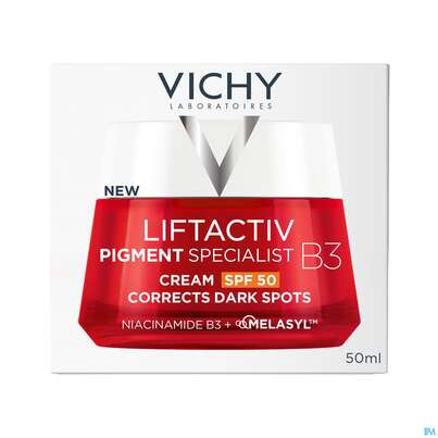 Vichy Liftactiv B3 Anti-pigmentflecken Creme Lsf50 50ml, A-Nr.: 5662504 - 03