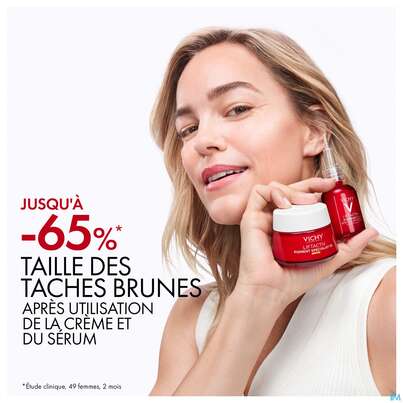 Sie sehen eine Packung Vichy Liftactiv B3 Anti-pigmentflecken Creme Lsf50 50ml, Produktbild: 27 Vichy Liftactiv B3 Anti-pigmentflecken Creme Lsf50 50ml, A-Nr.: 5662504 - 27