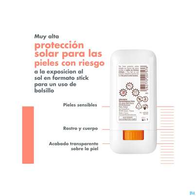 Sie sehen eine Packung Avène Sunsistick Ka Spf 50+ 20g, Produktbild: 05 Avène Sunsistick Ka Spf 50+ 20g, A-Nr.: 5397835 - 05