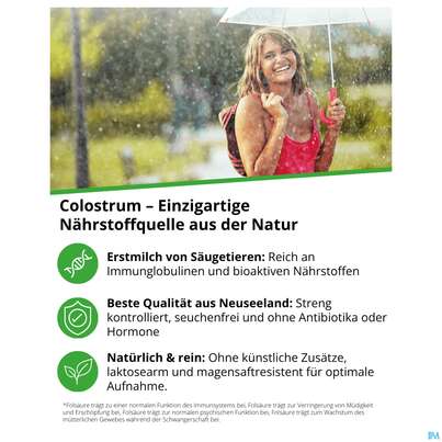 Sie sehen eine Packung Colostrum Kapseln Immun Dr.wolz Nr 60572 125st, Produktbild: 05 Colostrum Kapseln Immun Dr.wolz Nr 60572 125st, A-Nr.: 3137509 - 05