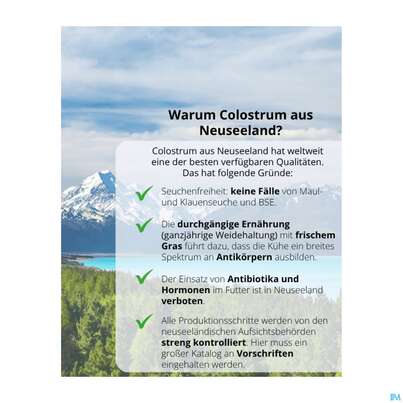 Sie sehen eine Packung Colostrum Kapseln Immun Dr.wolz Nr 60572 125st, Produktbild: 07 Colostrum Kapseln Immun Dr.wolz Nr 60572 125st, A-Nr.: 3137509 - 07