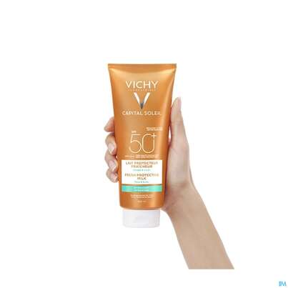 Sie sehen eine Packung Sonnenprodukte Vichy Ideal Soleil Familienmilch Lsf 50 300ml, Produktbild: 05 Sonnenprodukte Vichy Ideal Soleil Familienmilch Lsf 50 300ml, A-Nr.: 3813790 - 05