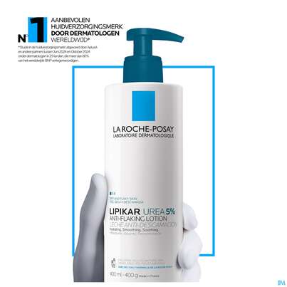 Sie sehen eine Packung La Roche Posay Koerperpflege Lipikar Lait Urea 5+ Sehr Tr.h 400ml, Produktbild: 05 La Roche Posay Koerperpflege Lipikar Lait Urea 5+ Sehr Tr.h 400ml, A-Nr.: 5198722 - 05