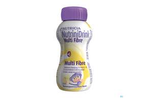 Nutrini/drink Flasche Multifibre 200ml Banane 24st, A-Nr.: 3274614 - 01
