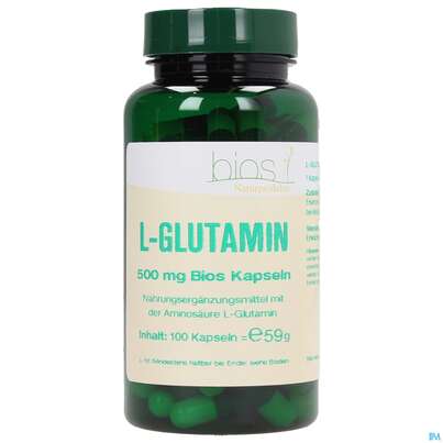 Bios l-glutamin 500mg 100 Kapseln, A-Nr.: 3892074 - 01