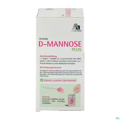 D-mannose Pulver 2000mg Plus Dose 250g, A-Nr.: 5296005 - 05