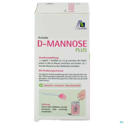 D-mannose Pulver 2000mg Plus Dose 250g, A-Nr.: 5296005 - 06