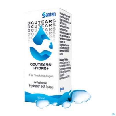Sie sehen eine Packung Augentropfen Ocutears Hydro+ 0,4% 10ml, Produktbild: 01 Augentropfen Ocutears Hydro+ 0,4% 10ml, A-Nr.: 5429481 - 01