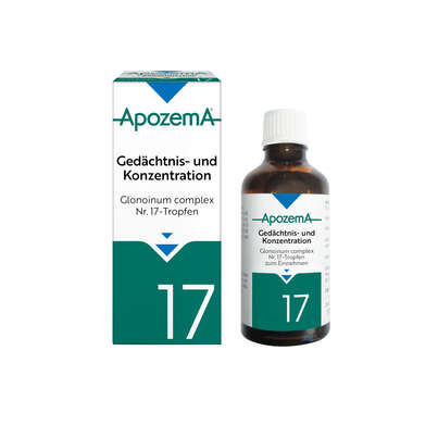 Apozema® Nr. 17 Gedächtnis- und Konzentrations-Tropfen, A-Nr.: 0987845 - 01