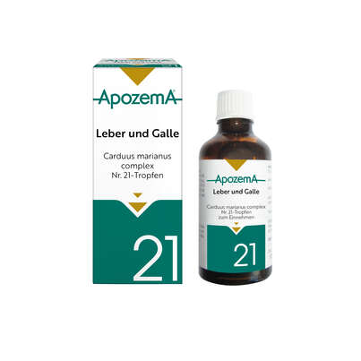 Apozema® Nr. 21 Leber- und Galle-Tropfen, A-Nr.: 0987911 - 01