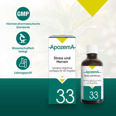 Apozema® Nr. 33 Stress- und Nerven-Tropfen, A-Nr.: 0982925 - 04