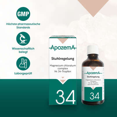 Apozema® Nr. 34 Stuhlregelungs-Tropfen, A-Nr.: 0987785 - 04