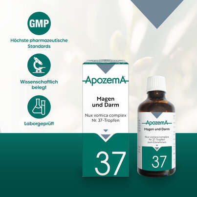 Sie sehen eine Packung Apozema® Nr. 37 Magen- und Darm-Tropfen, Produktbild: 04 Apozema® Nr. 37 Magen- und Darm-Tropfen, A-Nr.: 1291146 - 04