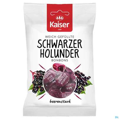 Kaiser Bonbons Schwarzer Holunder 2645 90g, A-Nr.: 4042550 - 02