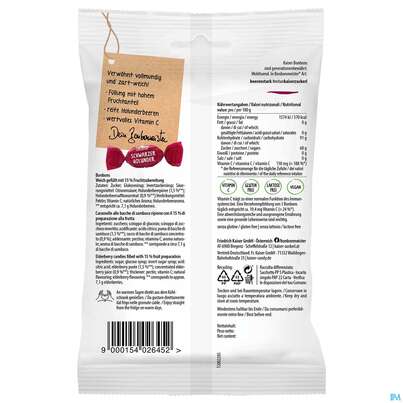 Kaiser Bonbons Schwarzer Holunder 2645 90g, A-Nr.: 4042550 - 03