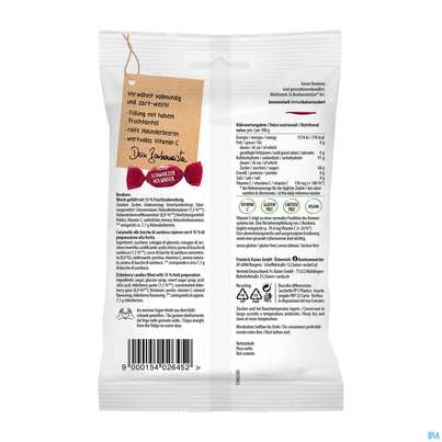Kaiser Bonbons Schwarzer Holunder 2645 90g, A-Nr.: 4042550 - 04