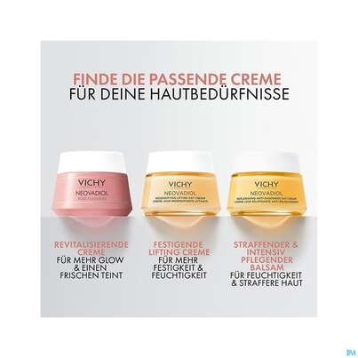 Sie sehen eine Packung Vichy Neovadiol Rose Platinium 50ml, Produktbild: 16 Vichy Neovadiol Rose Platinium 50ml, A-Nr.: 4732214 - 16