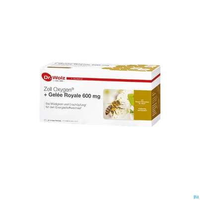 Sie sehen eine Packung Zell Oxygen Dr.wolz Trink/kur +gelee Royale 600mg Nr 60603 14x20 280ml, Produktbild: 05 Zell Oxygen Dr.wolz Trink/kur +gelee Royale 600mg Nr 60603 14x20 280ml, A-Nr.: 3190811 - 05