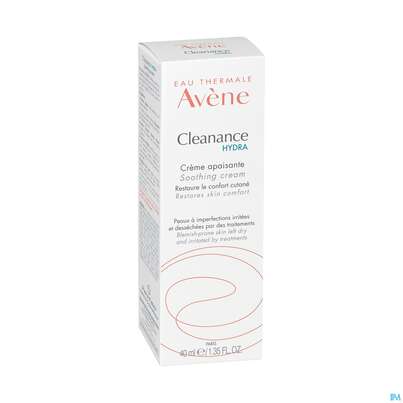 Sie sehen eine Packung Avene Cleanance Hydra Feuchtigkeits- Pflege Beruhigend 40ml, Produktbild: 02 Avene Cleanance Hydra Feuchtigkeits- Pflege Beruhigend 40ml, A-Nr.: 2617584 - 02