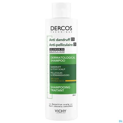 Shampoon Vichy/dercos Anti-schuppen Pflege Trockenes Haar Neu 200ml, A-Nr.: 4357414 - 02
