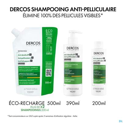 Shampoon Vichy/dercos Anti-schuppen Pflege Trockenes Haar Neu 200ml, A-Nr.: 4357414 - 30