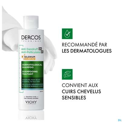 Shampoon Vichy/dercos Anti-schuppen Pflege Fettiges Haar 200ml, A-Nr.: 4357383 - 14