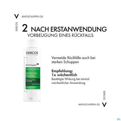 Shampoon Vichy/dercos Anti-schuppen Pflege Fettiges Haar 200ml, A-Nr.: 4357383 - 21
