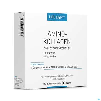 Life Light Ampullen Amino Kollagen +l-carnitin 10st, A-Nr.: 3945540 - 03