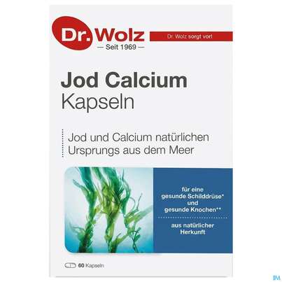 Jod Calcium Kapseln Dr.wolz Nr.60622 60st, A-Nr.: 1785687 - 02
