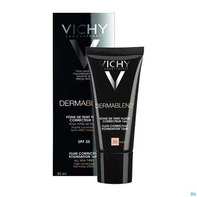 Vichy Dermablend/fluid Make-up 25 Nude 30ml, A-Nr.: 3044624 - 09