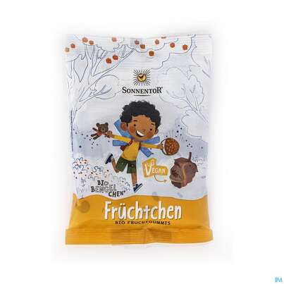 Sie sehen eine Packung Sonnentor Biobengelchen Fruechtchen 00970 100g, Produktbild: 03 Sonnentor Biobengelchen Fruechtchen 00970 100g, A-Nr.: 5421522 - 03