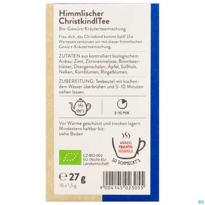 Sonnentor Tee/bio Himmlischer Christkindl 02305 18st, A-Nr.: 3176024 - 08