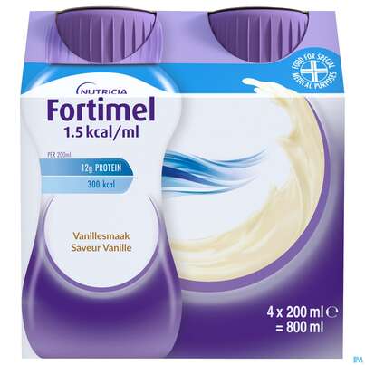 Fortimel 1.5kcal 200ml Vanille 4st, A-Nr.: 3237607 - 03