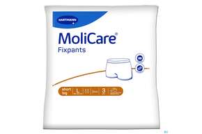 Inkontinenz Molicare Fixpants Netzhoeschen Short Leg Gr L 3st, A-Nr.: 1165370 - 01