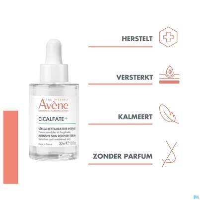 Sie sehen eine Packung Avene Cicalfate+ Intensiv Serum 30ml, Produktbild: 14 Avene Cicalfate+ Intensiv Serum 30ml, A-Nr.: 5862054 - 14