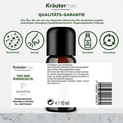 Sandelholz Amyris Öl 10 ml, A-Nr.: 4732154 - 06