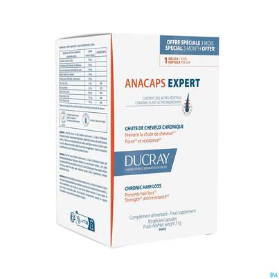 Ducray Anacaps F.d.haar Haarausfall Kapseln Expert23 90st, A-Nr.: 5688886 - 09