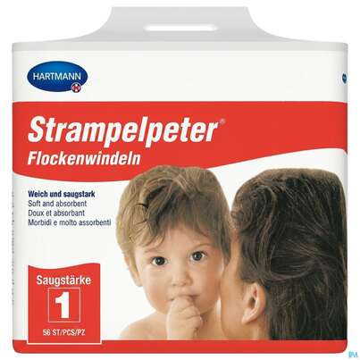 Inkontinenz Strampelpeter Flockenwindeln Staerke 1 56st, A-Nr.: 2307530 - 05