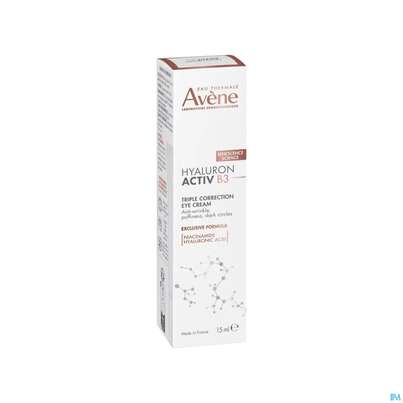 Sie sehen eine Packung Avene Hyaluron Activ B3 Augencreme/neu 15ml, Produktbild: 02 Avene Hyaluron Activ B3 Augencreme/neu 15ml, A-Nr.: 5882654 - 02