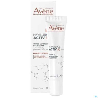 Sie sehen eine Packung Avene Hyaluron Activ B3 Augencreme/neu 15ml, Produktbild: 05 Avene Hyaluron Activ B3 Augencreme/neu 15ml, A-Nr.: 5882654 - 05
