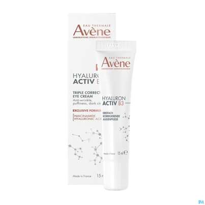 Sie sehen eine Packung Avene Hyaluron Activ B3 Augencreme/neu 15ml, Produktbild: 06 Avene Hyaluron Activ B3 Augencreme/neu 15ml, A-Nr.: 5882654 - 06
