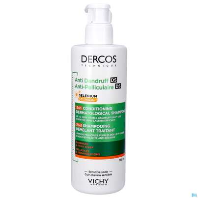 Sie sehen eine Packung Shampoon Vichy/dercos 2in1 Shampoon +conditioner 390ml, Produktbild: 04 Shampoon Vichy/dercos 2in1 Shampoon +conditioner 390ml, A-Nr.: 5847876 - 04