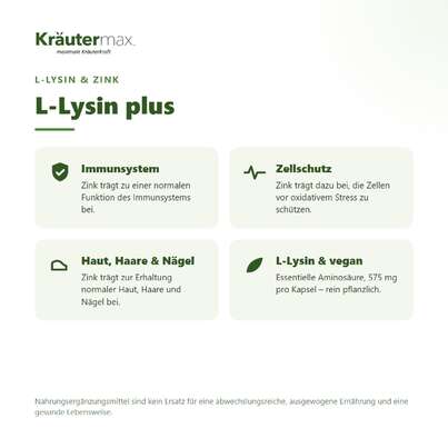 L Lysin Kapseln 60 Stück, A-Nr.: 4849353 - 02