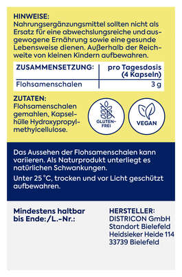 Zirkulin Flohsamen Kapseln 80St, A-Nr.: 6142238 - 02