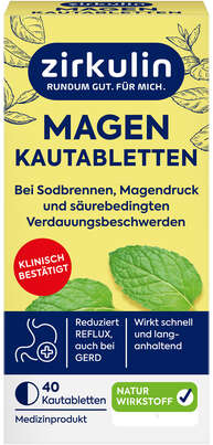 ZIRKULIN Magen-Kautabletten 40ST, A-Nr.: 6142221 - 01